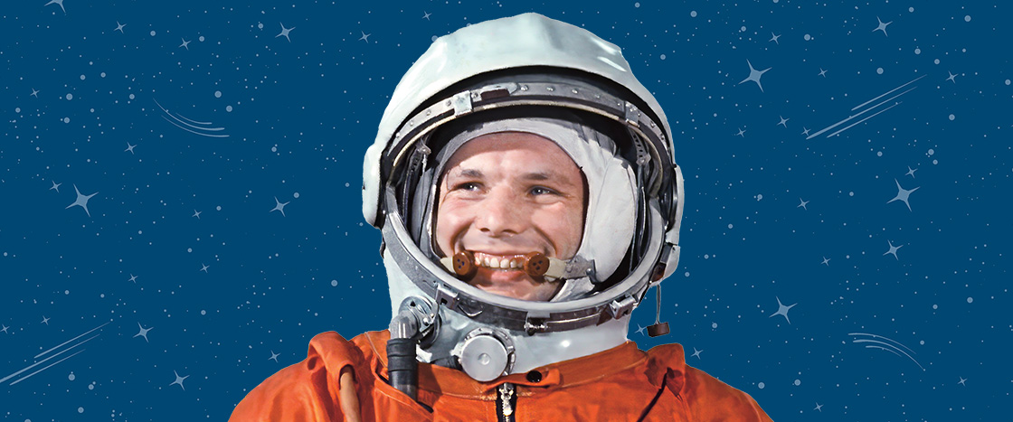 Image of astronaut smiling