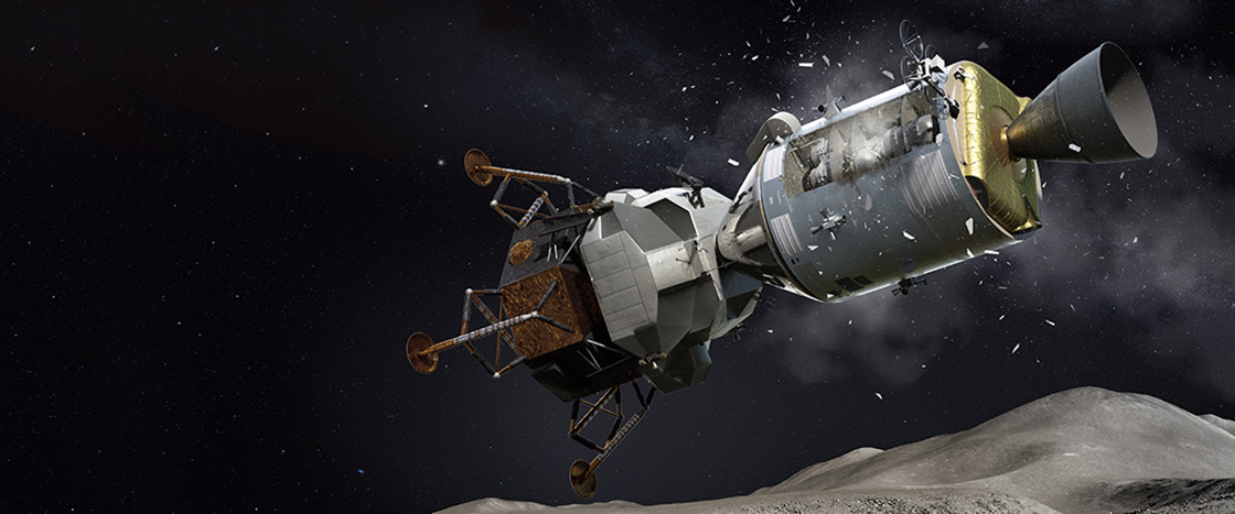 Image of spacecraft in space